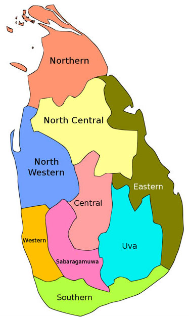 Sri Lanka Map